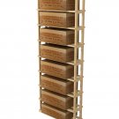 Rustic Pine Wood Case Storage Wine Rack