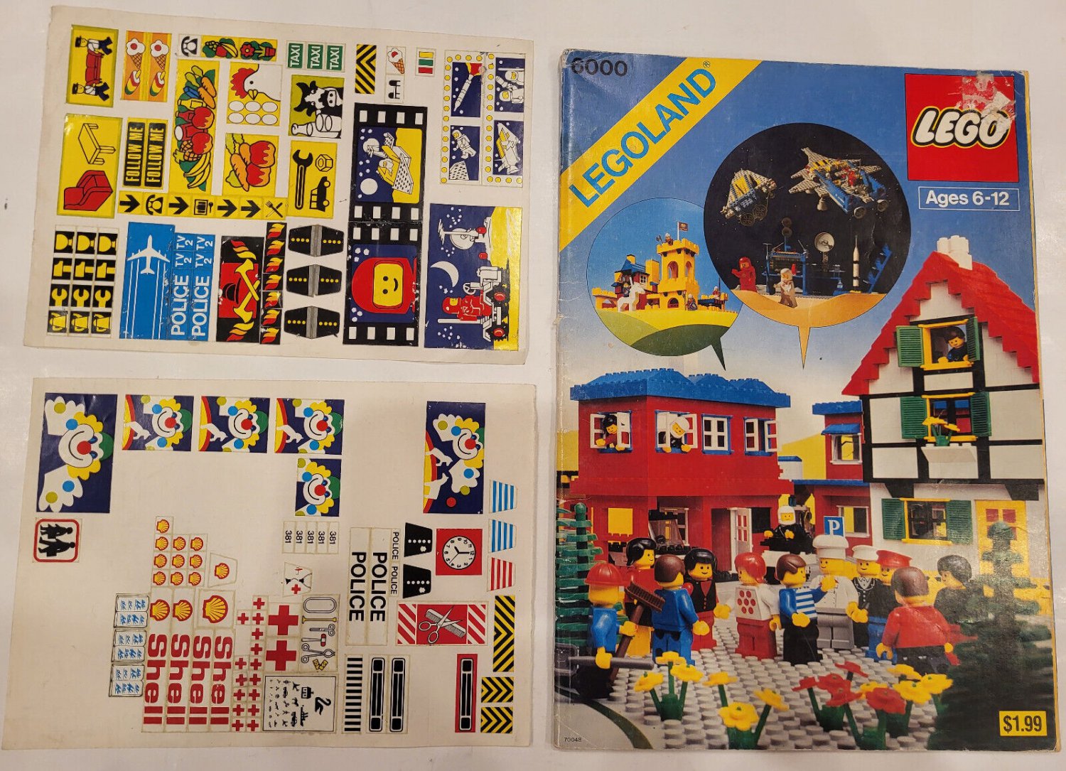 LEGO Idea Ideas Book 6000 missing some stickers and a few separated pages
