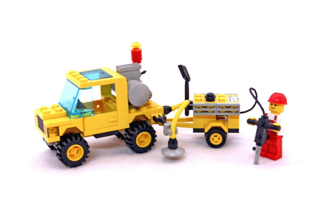 LEGO Town 6667 Pothole Patcher + Instructions + Box Art + Catalog MINT