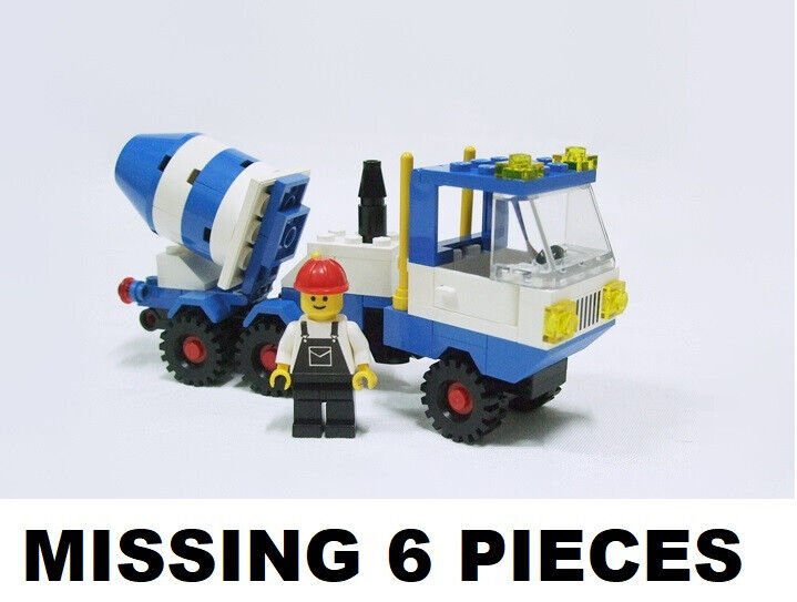 LEGO Town Set 6682 Cement Concrete Mixer + Instructions City Construction