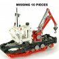 LEGO TECHNIC 8839 Supply Ship + Sticker Sheet Harbor Boat Crane NEAR MINT