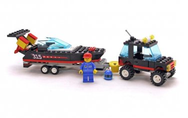 LEGO Town Set 6596 Wave Master Harbor Boat Ship 100% Complete NEAR MINT