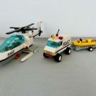 LEGO Police 6545 Search N' Rescue Helicopter Boat 100% complete NEAR MINT