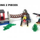 LEGO Town  6563 Gator Landing Everglades Smuggling Seaplane NEAR MINT BB