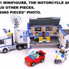LEGO Set 7288 Mobile Police Unit Town City Semi Truck NEAR MINT