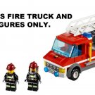 LEGO 60003 Fire Emergency Truck + 2 Minifigures ONLY Incomplete NEAR MINT BB
