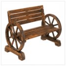 Wagon Wheel Bench