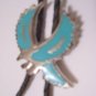 eagle slide bolo bola tie enamel painted  western