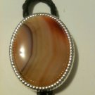 orange brown and white varigated bolo tie free usa shipping western dance