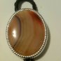 orange brown and white varigated bolo tie free usa shipping western dance
