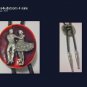 vintage red square dancers western dance bolo bola tie