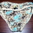 crocheted  BABY diaper cover photo prop 0-3 month
