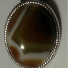 NEW OVAL BROWN WHITE ETC. BOLO TIE SQUARE dance western FREE USA SHIPPING