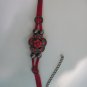 NEW Asian Flower Red Bracelet