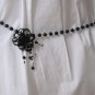 NEW Beaded Waist chain with adjustable beaded flower