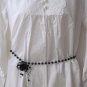 NEW Beaded Waist chain with adjustable beaded flower