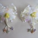 NEW Girls Ivory color hair Clip (One Pair)