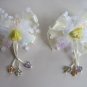 NEW Girls Ivory color hair Clip (One Pair)