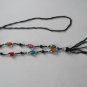 NEW Cell Phone / ID holder neck straps (Black color beading strap with Multi-color BEADS)