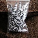 Upcycled Black & White Paper Beads