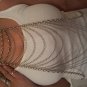 SILVER AND GOLD BODY CHAIN HARNESS 2 STYLES