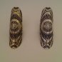 Aztec long knuckle armor ring in silver or gold and in size 8 or 9