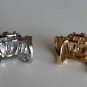 Knuckle Armor Rhinestone Cross ring SIZE 7,8 AND 9