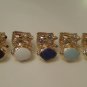 WHITE ARTY CHUNKY SPIKEY KNUCKLE RING IN GOLD