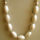 Special chunky gold fashion statement adjustable necklace