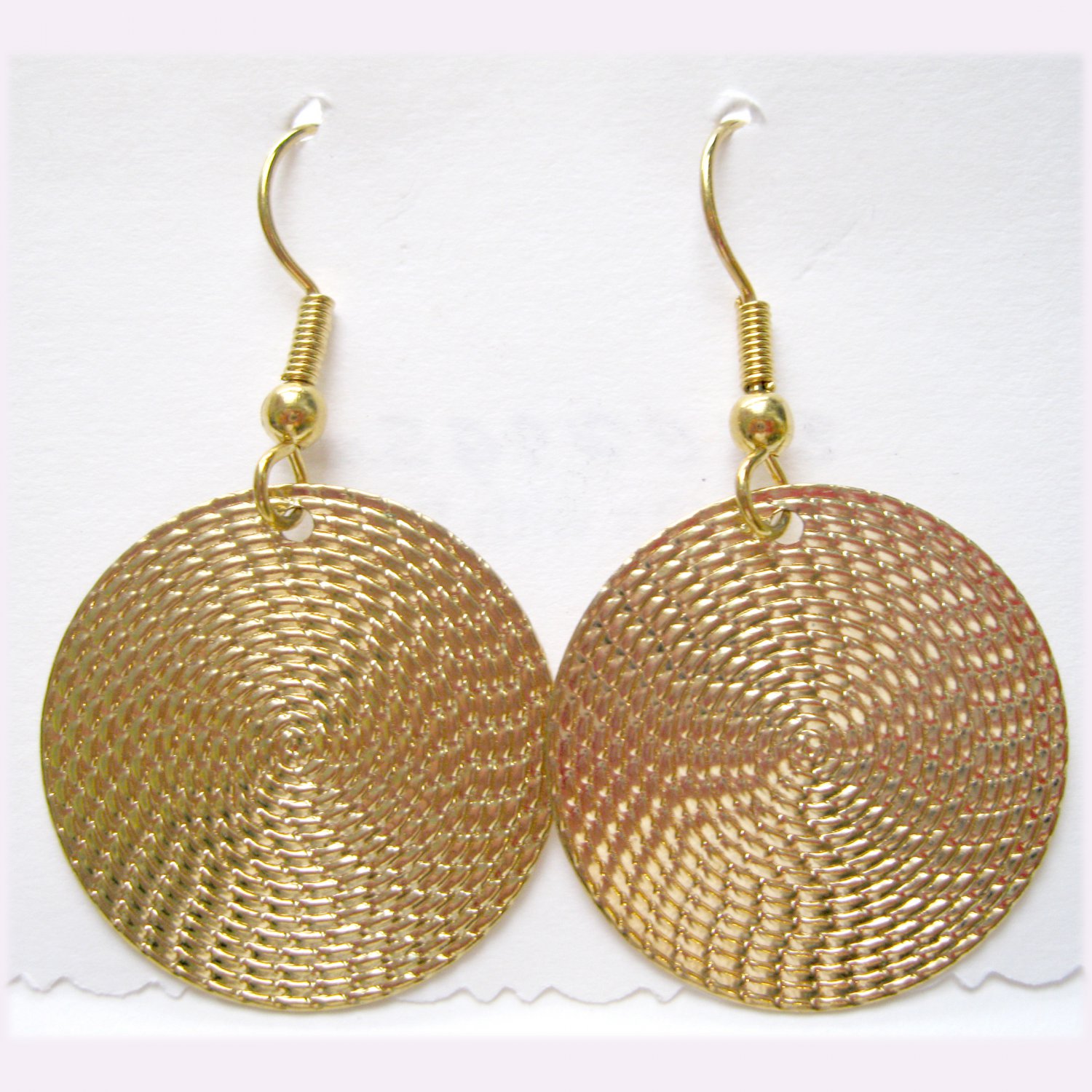 Gold fashion drop earrings, Jewelry
