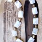 White mother of pearl necklace one of a kind jewelry by Lucine