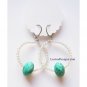 Turquoise fashion drop earrings