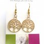 Gold tree of life drop earrings fashion je1wlery boutique gifts