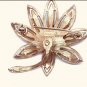 Vintage Avon Lotus gold Brooch - collectible jewelry