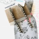Vintage long earrings oxydized on original card