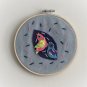 Birds Handmade beaded wall art , by Lucine, one of a kind gifts