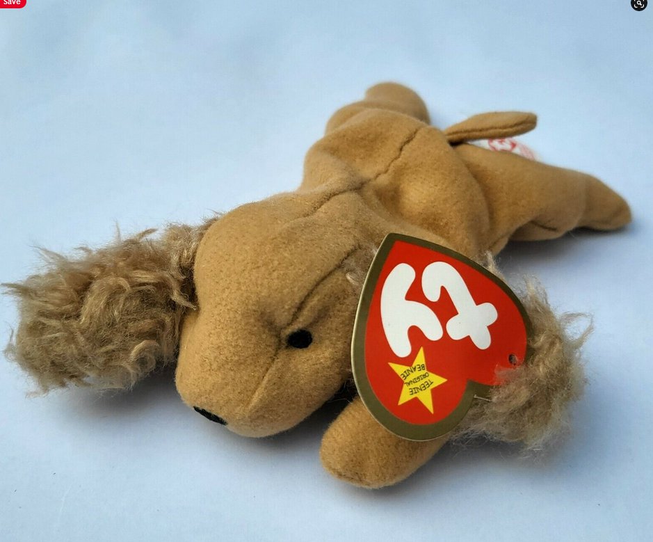 TY BEANIE BABIES TEANIE BABIES MCDONALDS TAGGED TAGS SPUNKY THE COCKER SPANIEL Rare and Retired