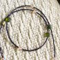 Lampwork glass eyeglass holder,  one of a kind gift ideas, Lucine Designs