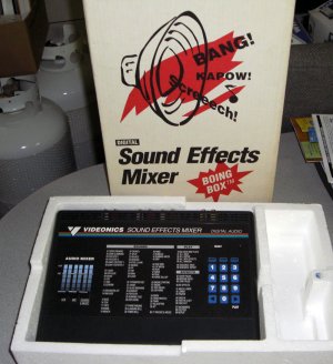 Videonics SE-1 Digital Sound Effects Mixer Boing Box