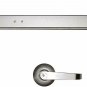 Door Push Bar Panic Exit Device, With Handle, Aluminum Finish Fits 30 - 36 Doors