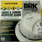 BRK First Alert SC9120B Carbon Monoxide & Smoke Alarm AC Powered Battery Back-Up