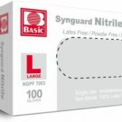 Nitrile Exam Gloves, Latex-Free, Blue, Large, Each (100 pieces per box)