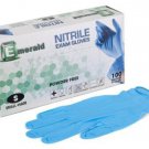 100 Blue Nitrile Medical exam Gloves Powder Free 3.5 Mil- SMALL