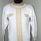 Cute Vintage Victoria Harbour Petite Large Pearl Beaded Embroidered Sweater