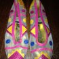 Cute Vintage Nina Geometric Snake Print Flats Size 8N
