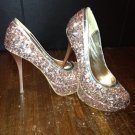Copper Sequence Baby Phat Heels Size 7.5
