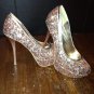 Copper Sequence Baby Phat Heels Size 7.5