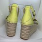 Antonio Melani Yellow Platform Wedge