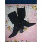 Free People Suede Black Leather Boots size 7