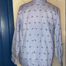 Rowm Mens Button Down Dress Shirt M